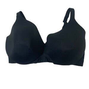 Cacique Lightly Lined Full Coverage Bra  in Black - Size 44H
